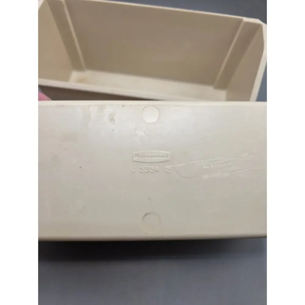 Vintage Rubbermaid Interlocking Drawer Organizer Bins Lot JB1-2915 JB1-2916 B